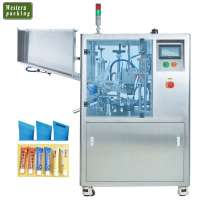 Sanitizing gel tube filling and sealing machine